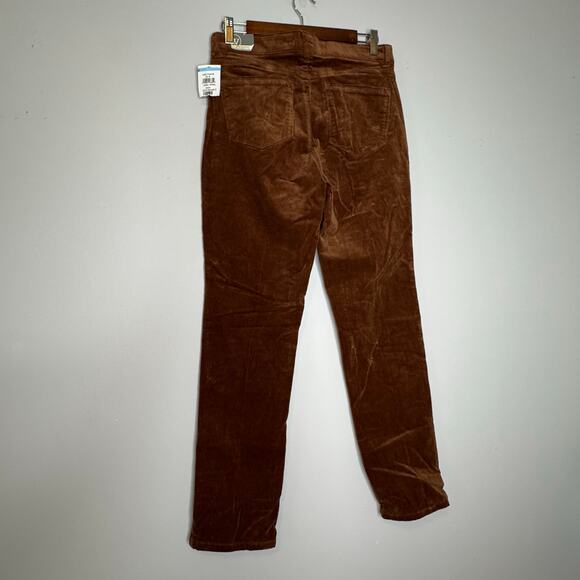Wit & Wisdom AbSolution Straight Pants Brown Corduroy Cotton Women 6 NWT - Picture 4 of 8